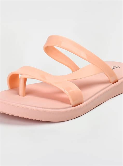 Buy Women Solid Open-Toe Sliders Online at just Rs. 399.0 ...