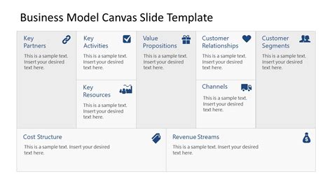 Business Model Canvas Free Slide Design 的图像结果