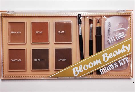 Тени для бровей Bloom Beauty палетка из шести популярных оттенков | отзывы