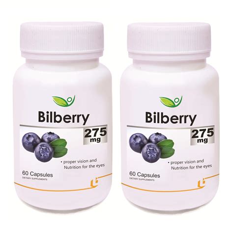 Biotrex Nutraceuticals Bilberry Extract 275mg | Antioxidant | Eye ...