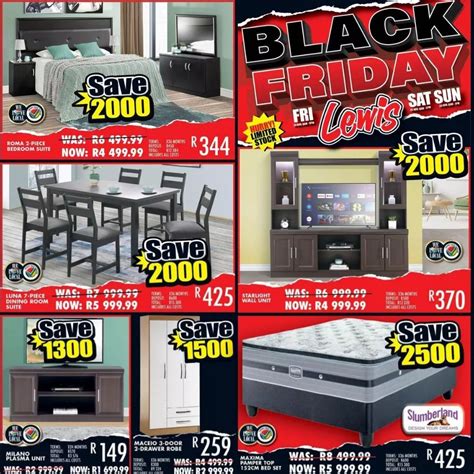 Lewis Black Friday Specials 2024 - Furniture Deals