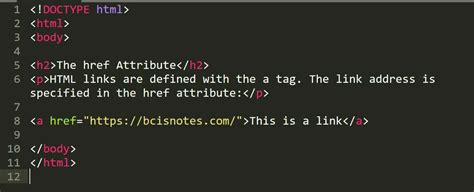 HTML Attributes - Bcis Notes