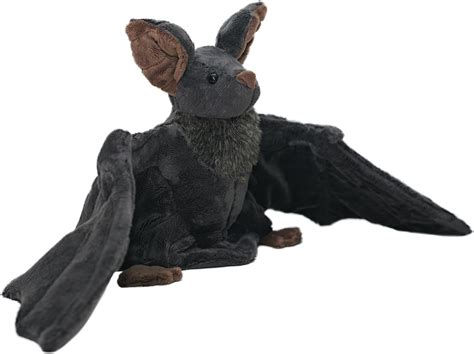 Enivtfz Goth Bat Plush Weighted Stuffed Animals,12”Creepy Large Bat ...