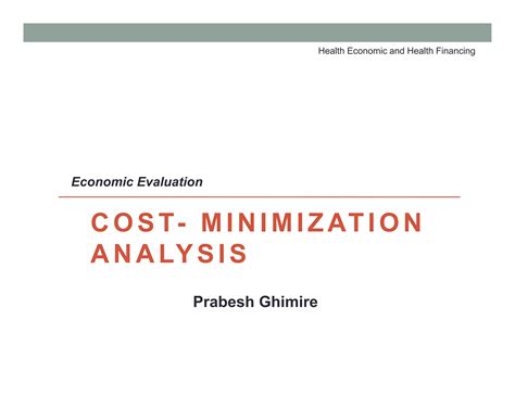 Image result for Cost Minimization Example