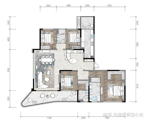 三祺和顺园 256平现代风格的案例 - 住宅空间 - 南宁星艺装饰