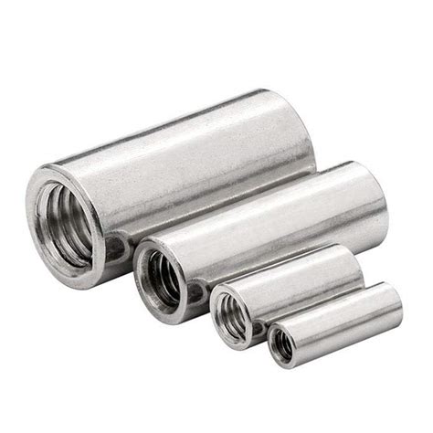 2Pcs M3 M4 M5 M6 M8 Extend Long Round Coupling Nuts 304 Stainless Steel ...
