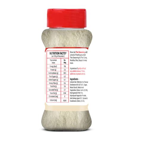 Brew Lab Thai Seasoning | Perfect for Noodles, Fried Rice, Curry, Soup ...