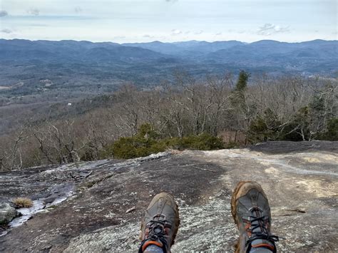 The southern end of the Appalachian mountain range seen from Yonah ...