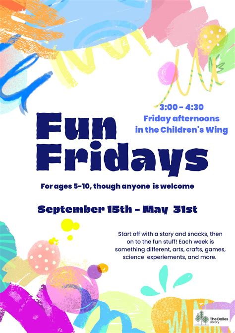 Fun Fridays | Wasco County Library District