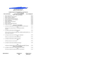 IRT-assignment 1 - information retrieval techniques - 1. The three ...