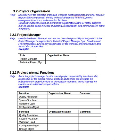 Image result for Project Management Plan Sample