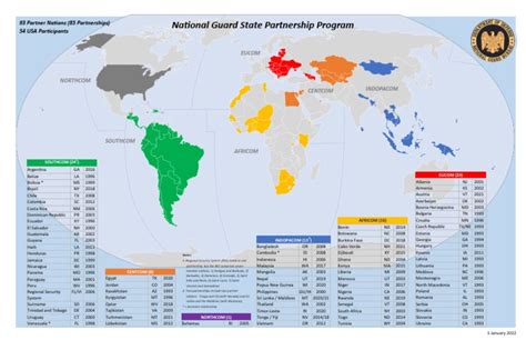 State Partnership Program Map 的图像结果
