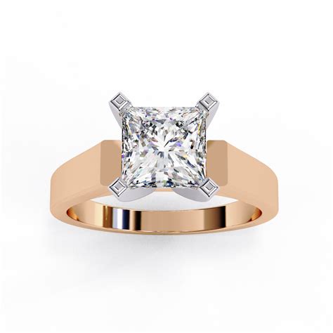 Luxe Square Cut Silver Ring | 925 Sterling Silver – Oropé
