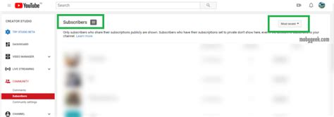 3 Ultimate Hacks on How To Check Subscribers On Youtube 2019 - MobyGeek.com