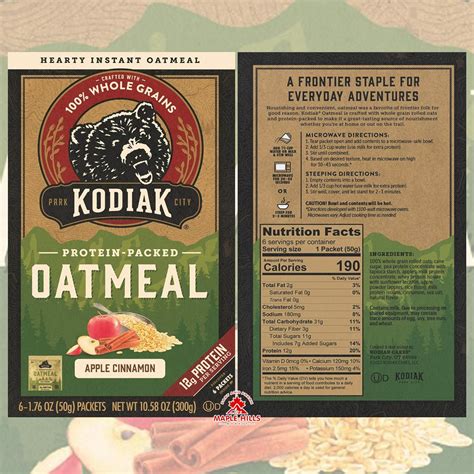 Kodiak Cakes Oatmeal Variety Pack - 36 Packets - 6 Flavors ...