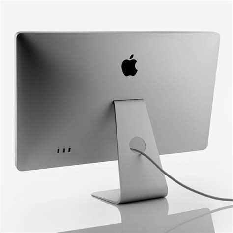 Bezel Less Apple Cinema Display 27 Inch Mockup Psd