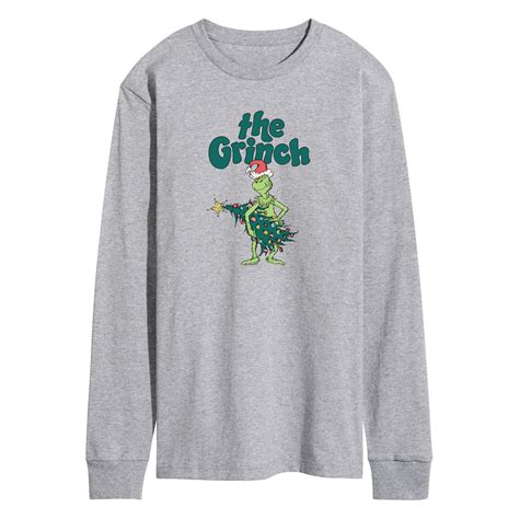 Dr. Seuss The Grinch - Christmas - Me & The Tree - Men's Long Sleeve T ...