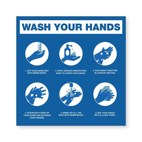 Washing Hands Sign