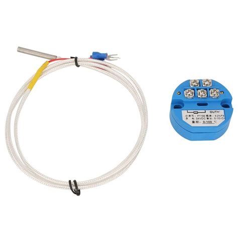 Buy Temperature Transmitter, PT100 Temperature Sensor DC24V Output -50 ...