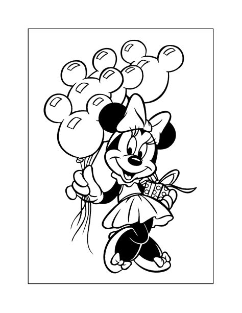 Minnie Mouse Coloring Pages – Printable Coloring Pages. FREE