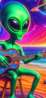 Image result for Alien Guitar