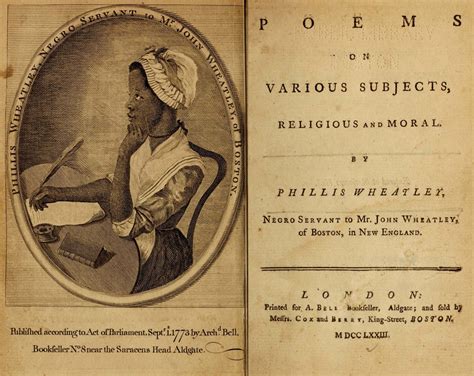 Phillis Wheatley | Biography, Poems, Books, & Facts | Britannica