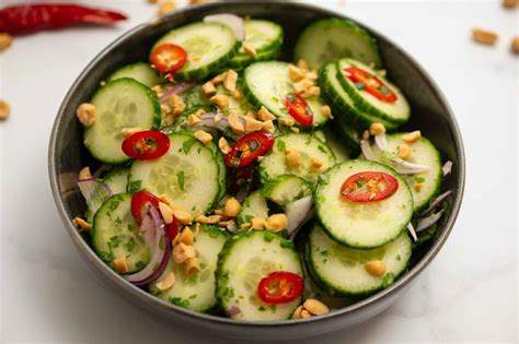 Easy Thai Cucumber Salad