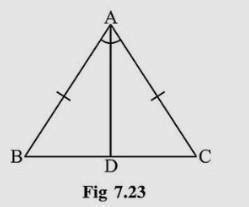 36. In the given figure, AB = AC and AD is the bisector of ZBAC. i ...