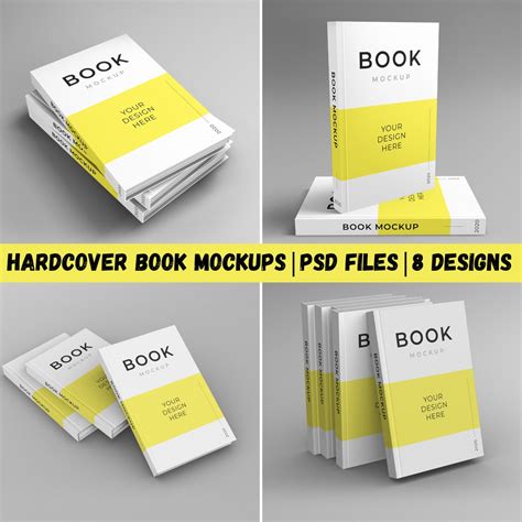 Buy Book Mockup Bundle, Book Mockup PSD, Books Mockup, Book Cover ...