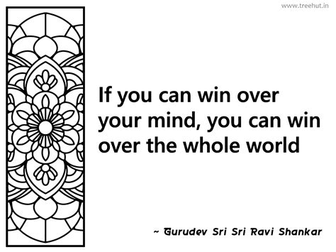 If you can win over your mind, you can... Inspirational Quote by ...