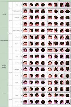 Animal Crossing Hairstyle Guide by Animal Crossing New Leaf Shoodle Animal Crossing Animal Crossing Hairstyle Guide