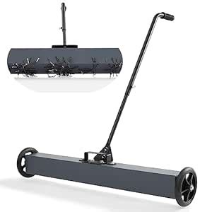 Towallmark 24-Inch Magnetic Sweeper with Wheels, Rolling Magnetic ...
