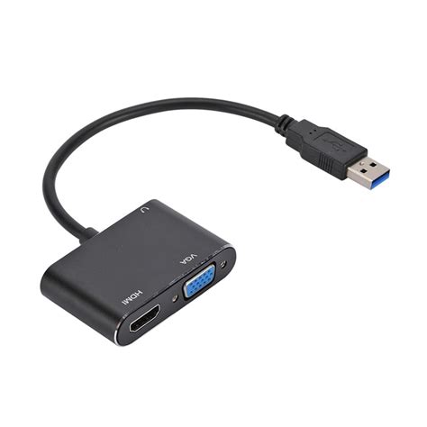CHANNlCY Multi-Monitor Adapter USB to VGA Compatible with HDMI ...