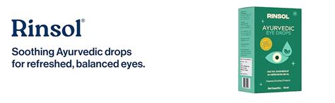 Buy Rinsol Ayurvedic Herbal Eyedrops (10ml) - Relieves Dryness, Redness ...