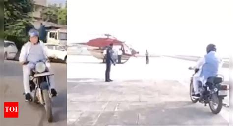 Haryana: Watch: Haryana CM Manohar Lal Khattar rides Royal Enfield ...