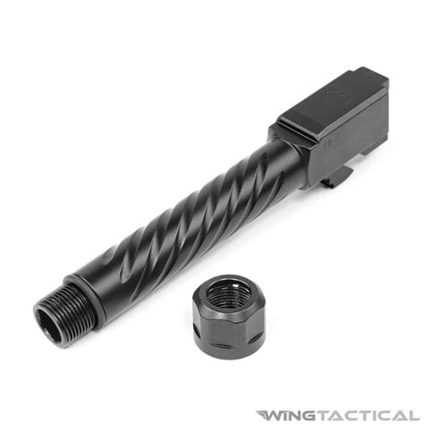 Ballistic Advantage Premium Spiral Fluted Threaded Barrel for Glock 19