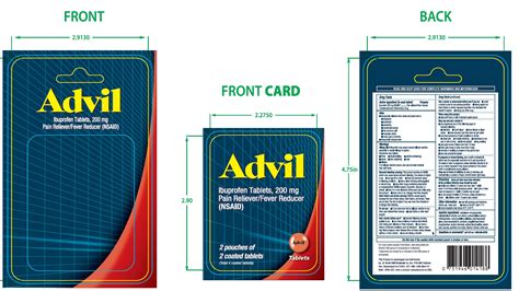 DailyMed - ADVIL- ibuprofen tablet, coated