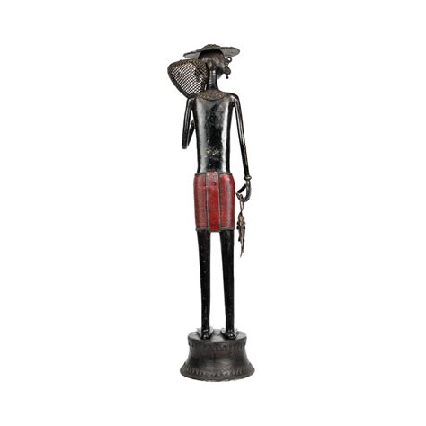 Standing Trible Idol | Buy Trible Indian Bastar Art Idol – Ragaarts