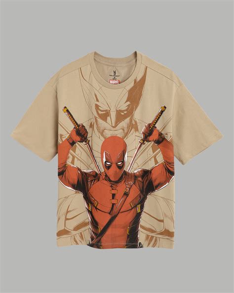 Deadpool & Wolverine Oversized Tshirt Men – Free Authority