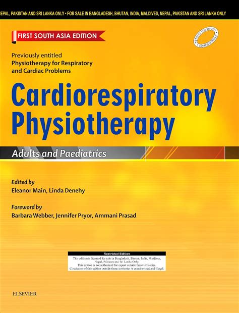 Cardiorespiratory Physiotherapy: Adults and Paediatrics: First South A
