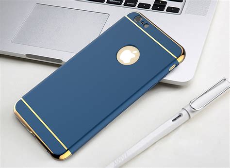 login smart Ultra-Thin 3in1 Electroplate Metal Texture Hard Plastic ...