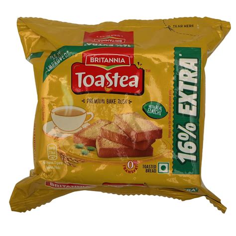 Britannia Rusk Britannia Toastea Premium Bake Rusk 50g 50 gm Pack ...