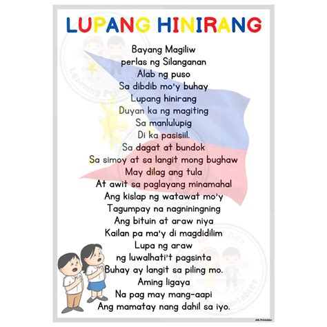 Lupang Hinirang Lyrics PDF, 47% OFF | www.micoope.com.gt