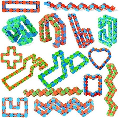 Buy PULSBERY Toys Wacky Tracks Snap and Click Fidget Toys for Sensory ...