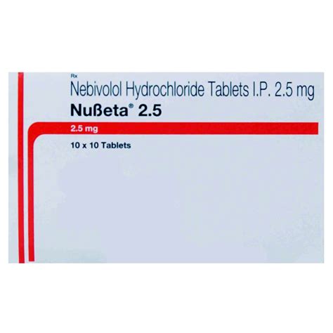 Nubeta 2.5 Tablet 10's Price, Uses, Side Effects, Composition - Apollo ...