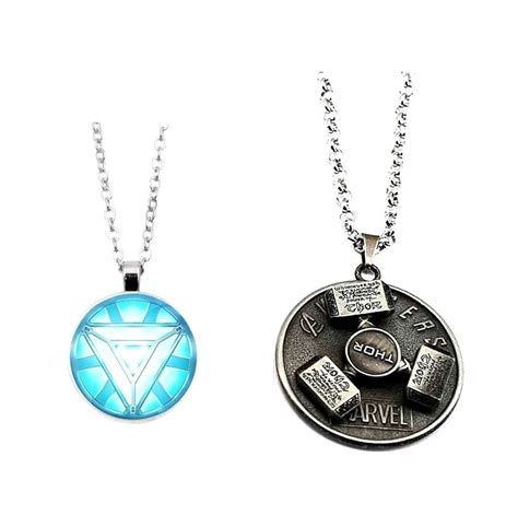 LADY HAWK Elite Arc Reactor Pendant and Character Hero Prop Locket with ...