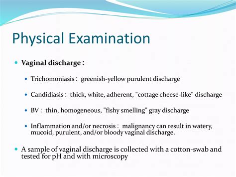 Vaginal Discharge syndrome and general management | PPTX
