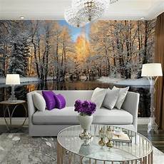 Living Room Mural by 20 Living Rooms With Beautiful Wall Mural Designs Living Room Mural