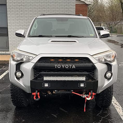 Buy Ronghui 4Runner Steel Front Bumper and Rear Bumper with Winch Plate ...