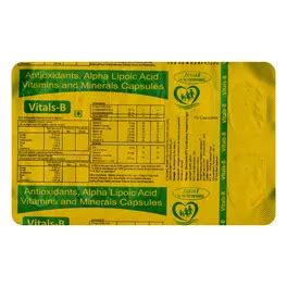 Vitals-B Capsule | Uses, Side Effects, Price | Apollo Pharmacy